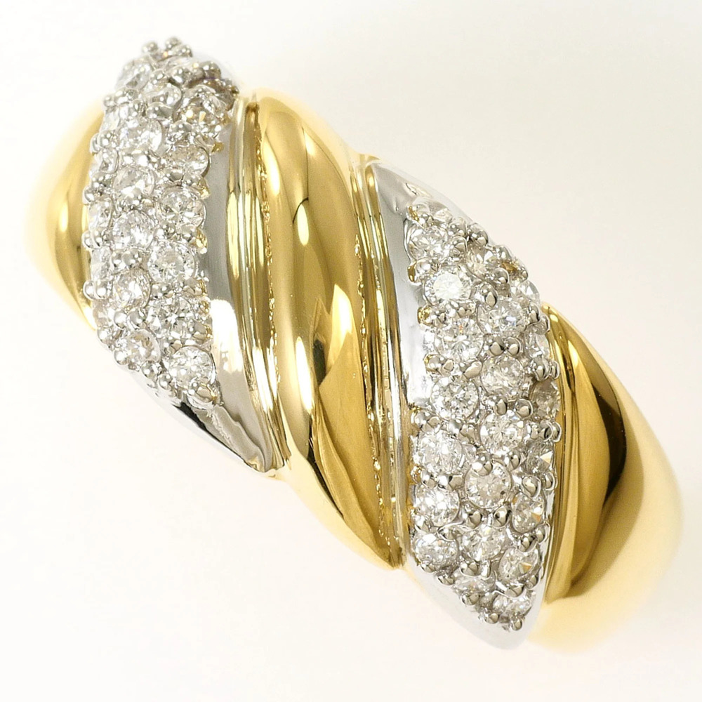 VINTAGE 18k Gold Diamond Ring